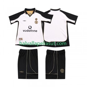Manchester United Football Shirt 2001 Anniversary Lasten Vieraspaita 2002 Lyhythihainen